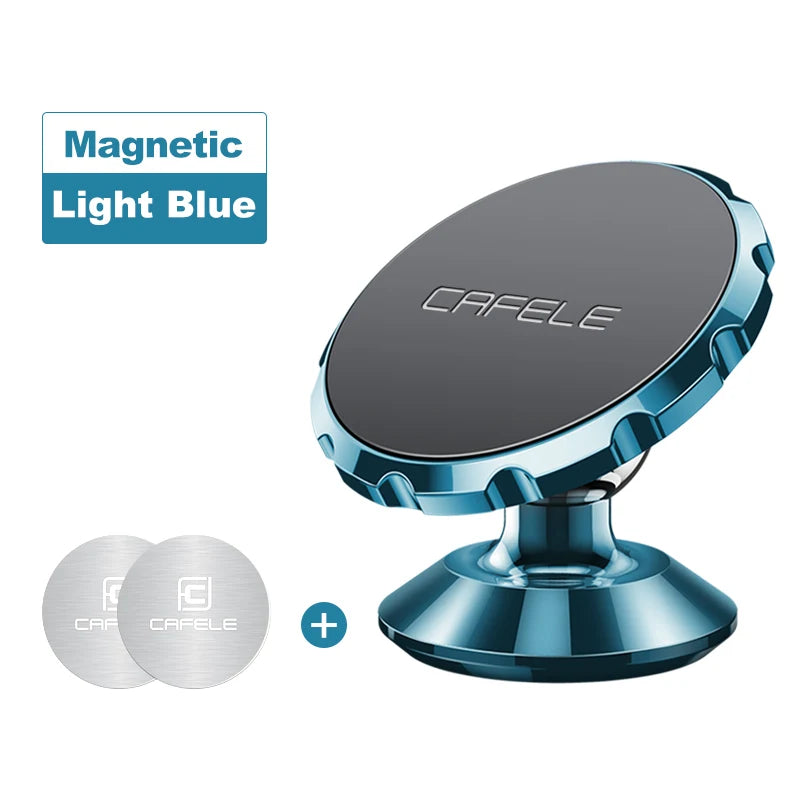 Support de téléphone magnétique pour voiture, Support de téléphone magnétique rotatif à 360 degrés pour téléphone portable de voiture, Support universel pour tableau de bord