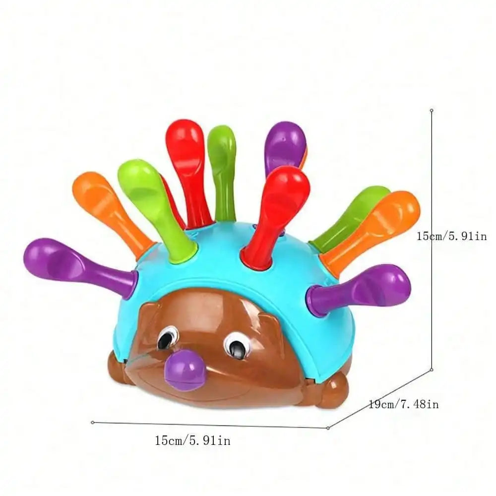 Heddgehog insérer jouet éducatif Montessori jouets formation focalisée sur la motricité Fine des enfants Coordination œil-main combat inséré