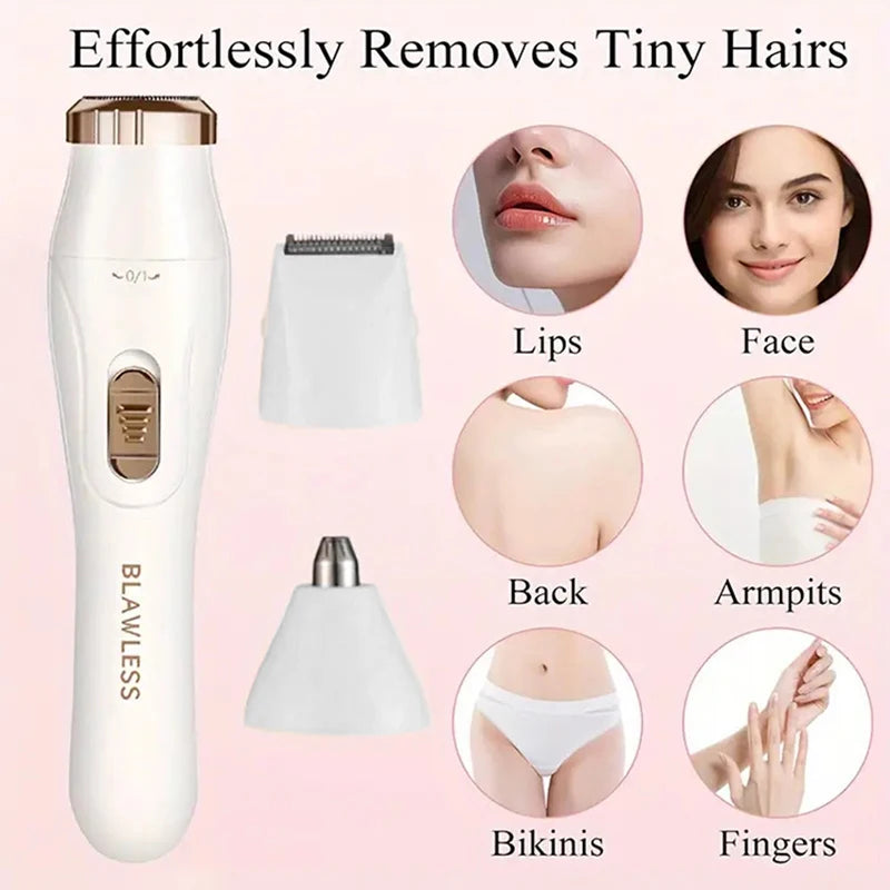 Electric razor for women, feminine razor, bikini trimmer, ladies' body razors, underarm and leg shavers, portable painless epilator