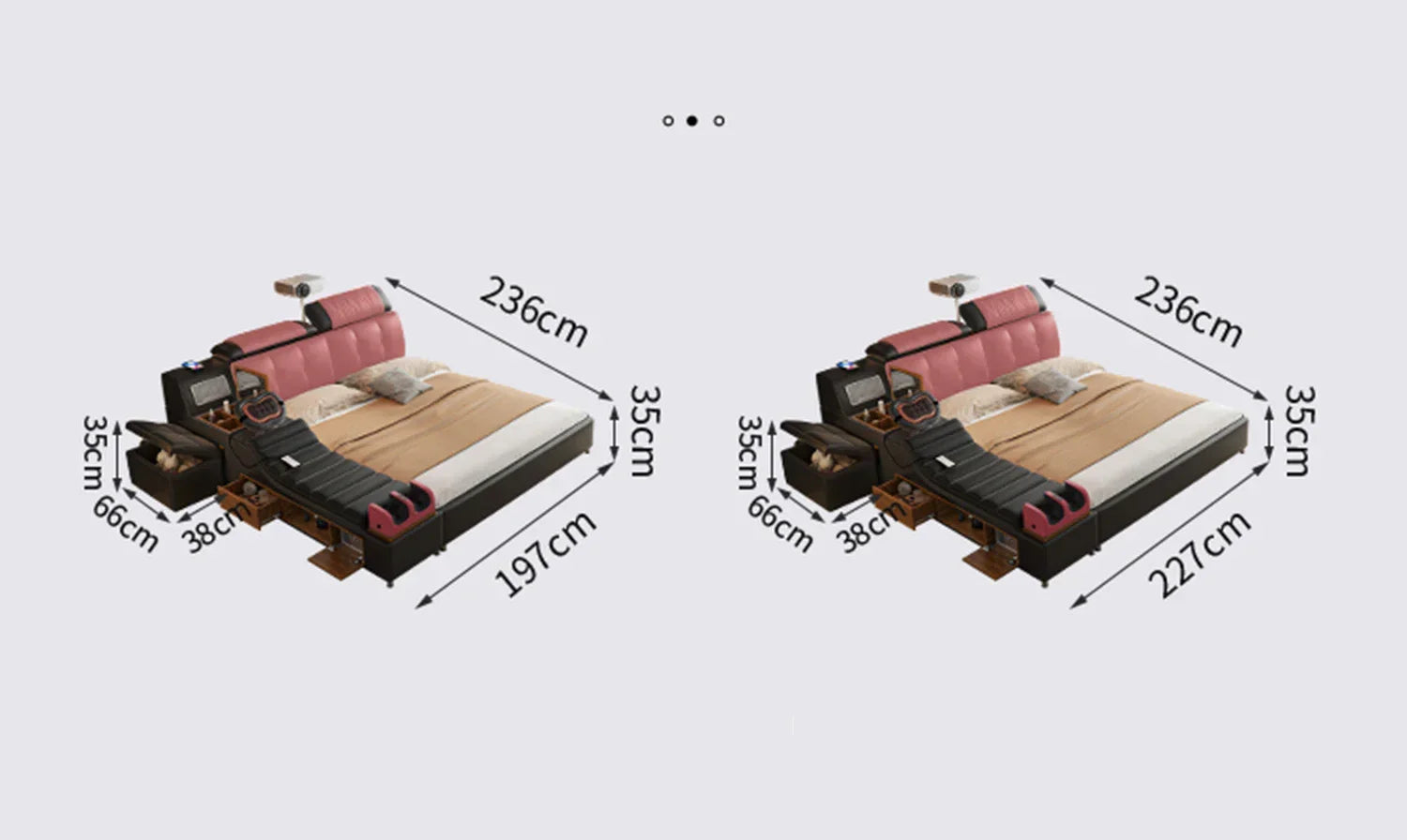 Lit Double moderne filles Design chambre intelligente reine King Size lit beauté dormir princesse cuir Cama salon Suite meubles