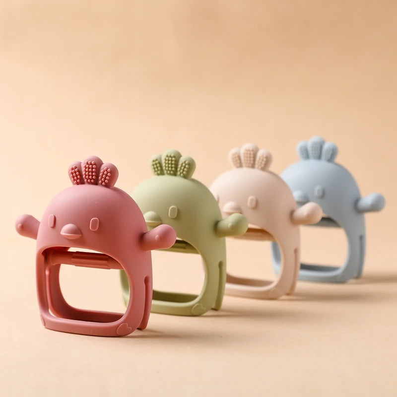 Anneau de dentition en Silicone pour bébé de 0 à 6 mois, 1 pièce, accessoires d'allaitement, anneaux de dentition Kawaii, bijoux d'allaitement, accessoires de dentition, jouets à mâcher pour bébé