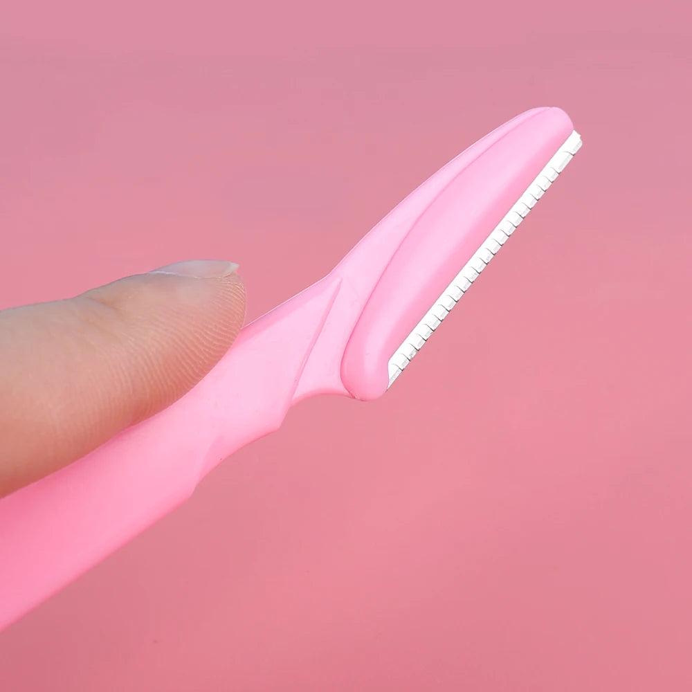 Lame de tondeuse à sourcils pour femmes, rasoir de sécurité pour le visage, couteau façonnant les sourcils, épilation Portable, coupe-épilation, grattoir de maquillage