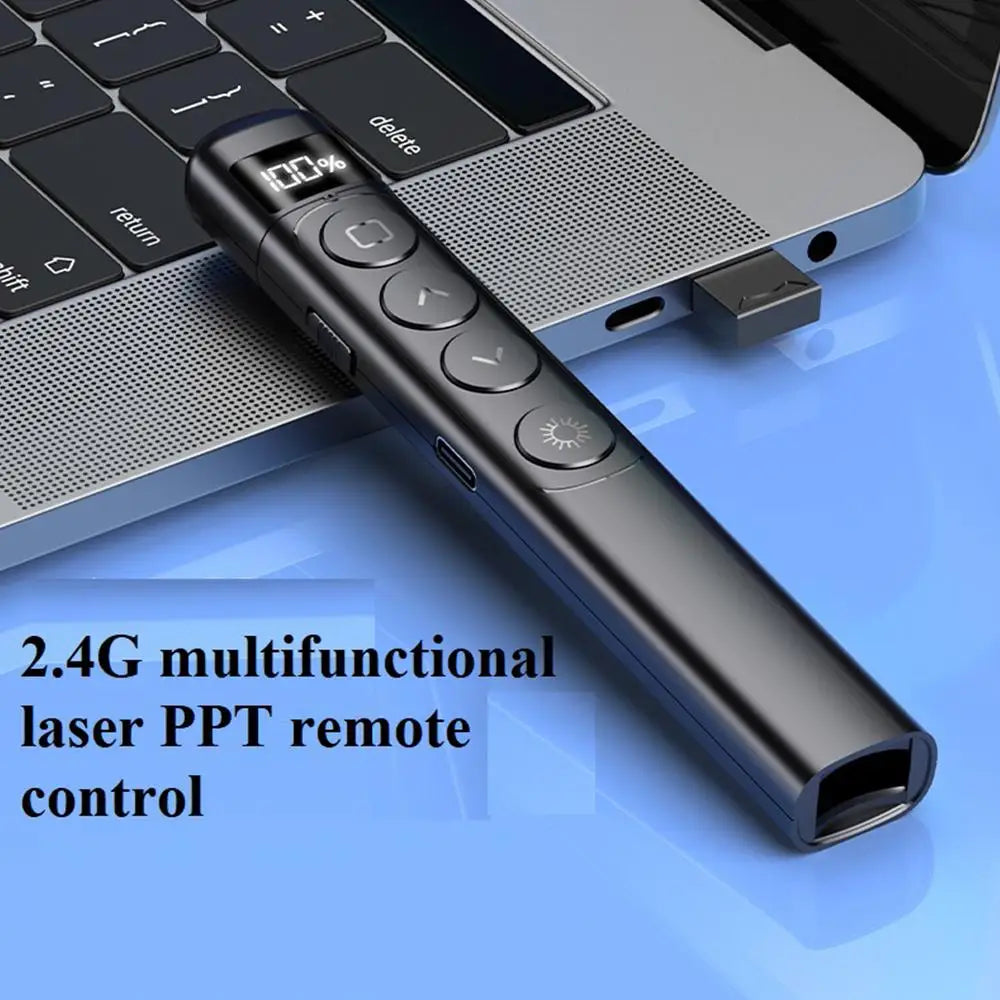 Wireless presentation pen with infrared remote control, USB laser pointer, PPT page turner, PowerPoint slide budget