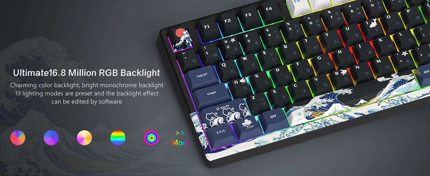 Womier S-K80 75% clavier avec écran OLED couleur clavier de jeu mécanique échange à chaud clavier joint montage rvb clavier personnalisé