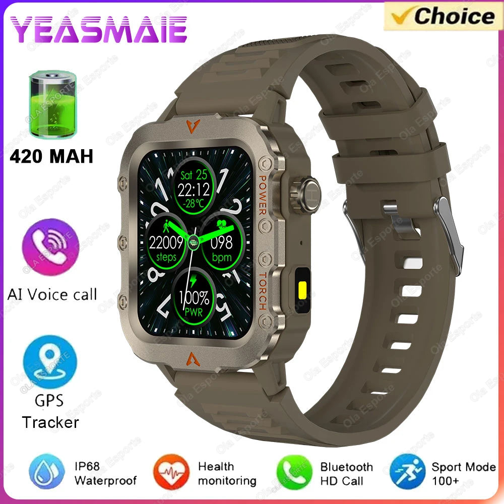 Montre intelligente de Sport en plein air avec éclairage Led hommes femmes montres Fitness Track ECG + PGG montre intelligente