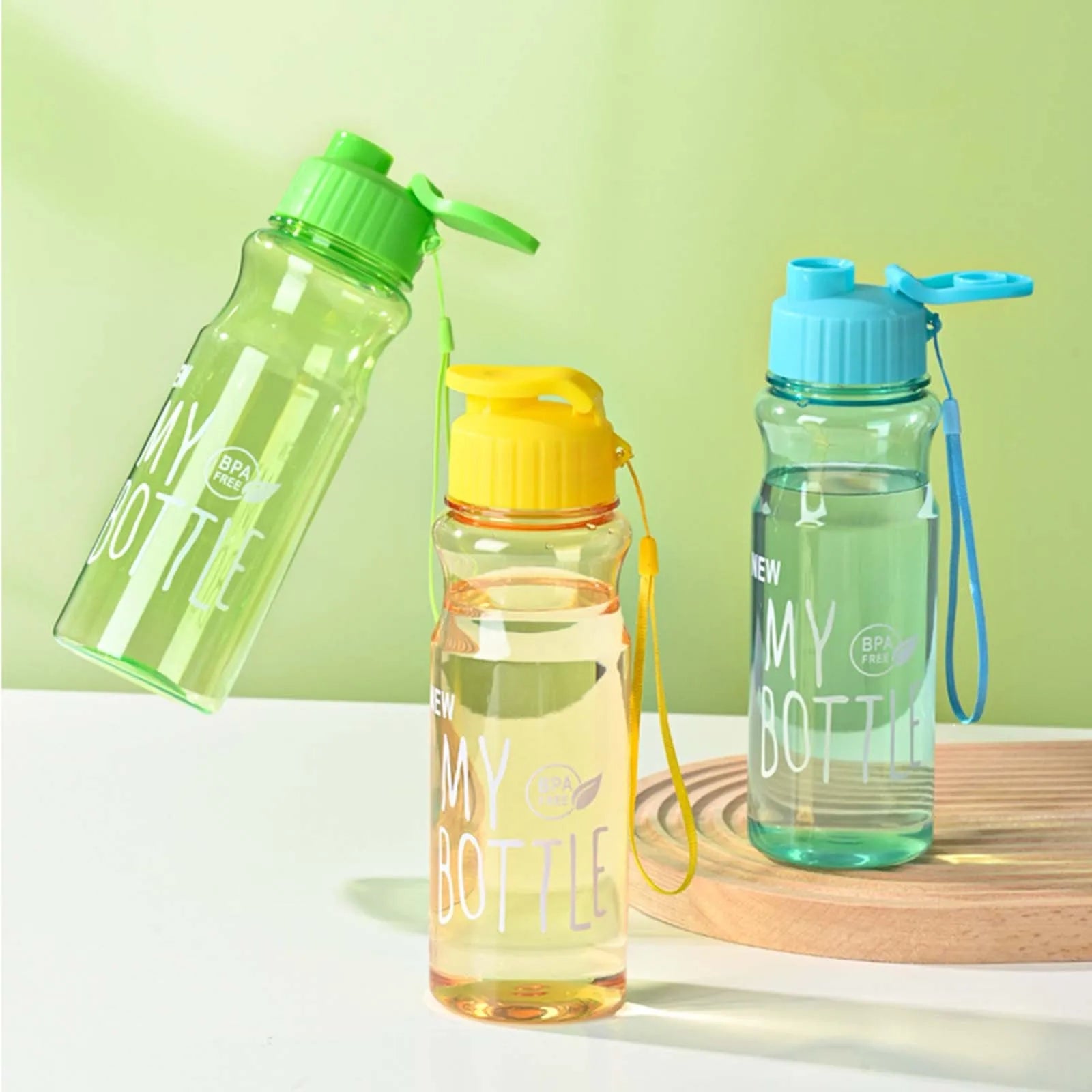 Bouteille d'eau créative pour hommes et femmes, 1 pièce, bouteille d'eau de sport, grande capacité, tasse d'extérieur, verres de Fitness