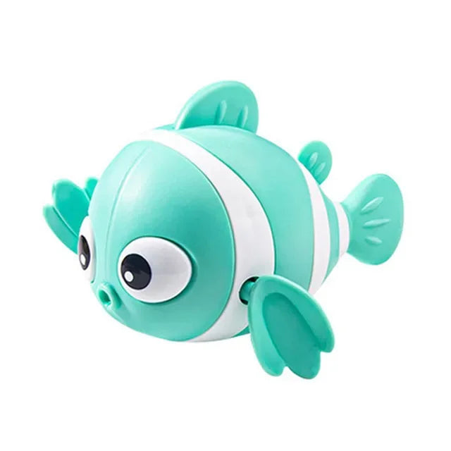 Jouets de Bain pour Bébé, Poisson de Natation Mignon, Animal de Dessin Animé Flottant, Jeu d'Eau Classique, pour les Tout-Petits, Tendance