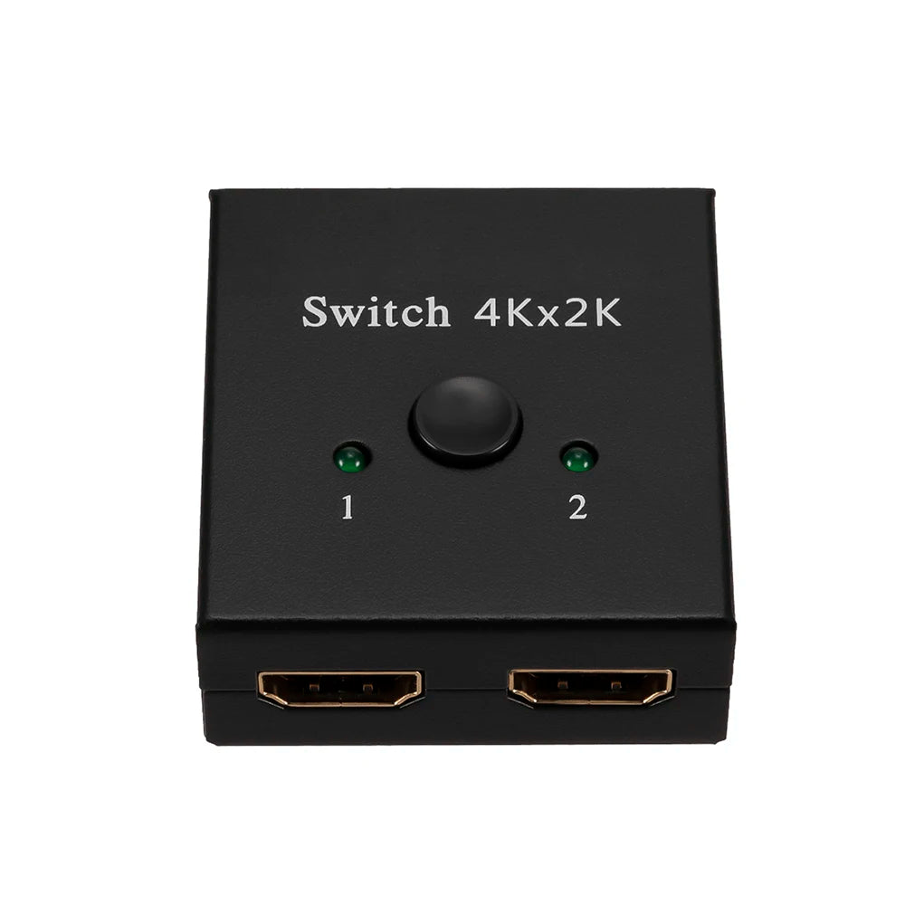 Commutateur HDMI 8K 60Hz, 2 Ports, répartiteur vidéo 2 en 1 sortie pour ordinateur portable Xbox PS3/4/5, boîtier TV pour surveiller l'adaptateur de projecteur TV