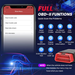 THINKCAR THINKDIAG MINI Auto OBD2 Bluetooth Scanner Full System Diagnostic Tool for All Cars - Free Lifetime Car Diagnostic Scan Tool