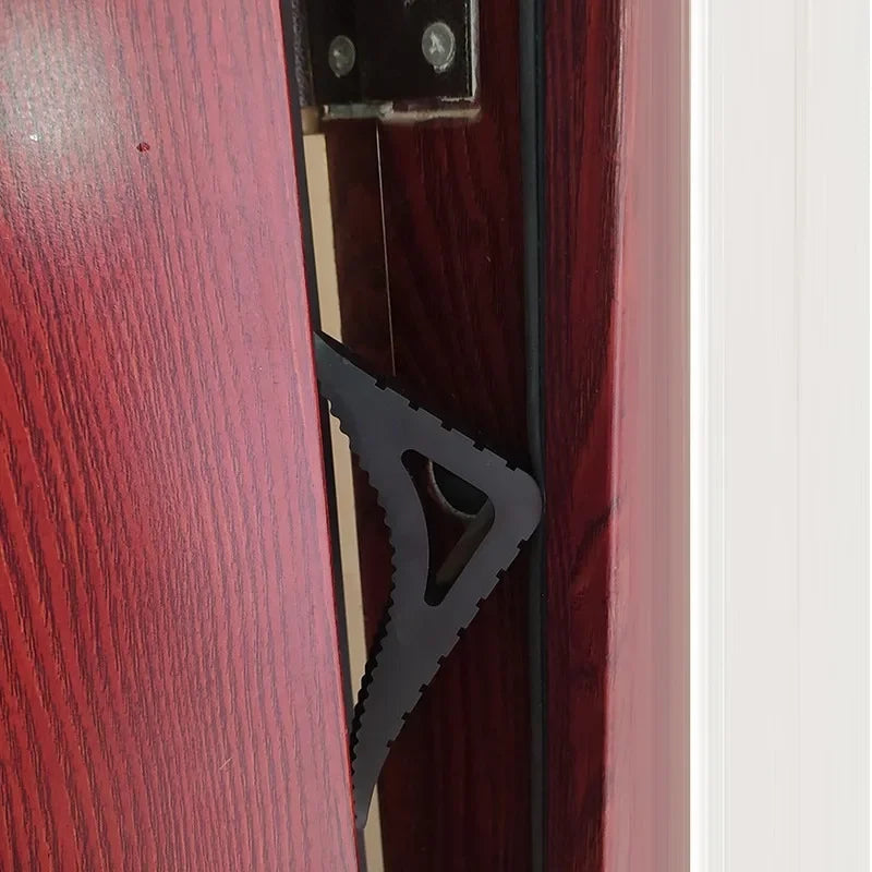 Butée de porte triangulaire en caoutchouc, butées de porte créatives, cale de nuit de sécurité, butée arrière anti-collision, limite de fenêtre de protection