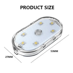 Voiture LED lumières tactiles USB capteur Rechargeable lampe de lecture Auto porte lumière toit plafonnier voiture intérieur atmosphère lampe