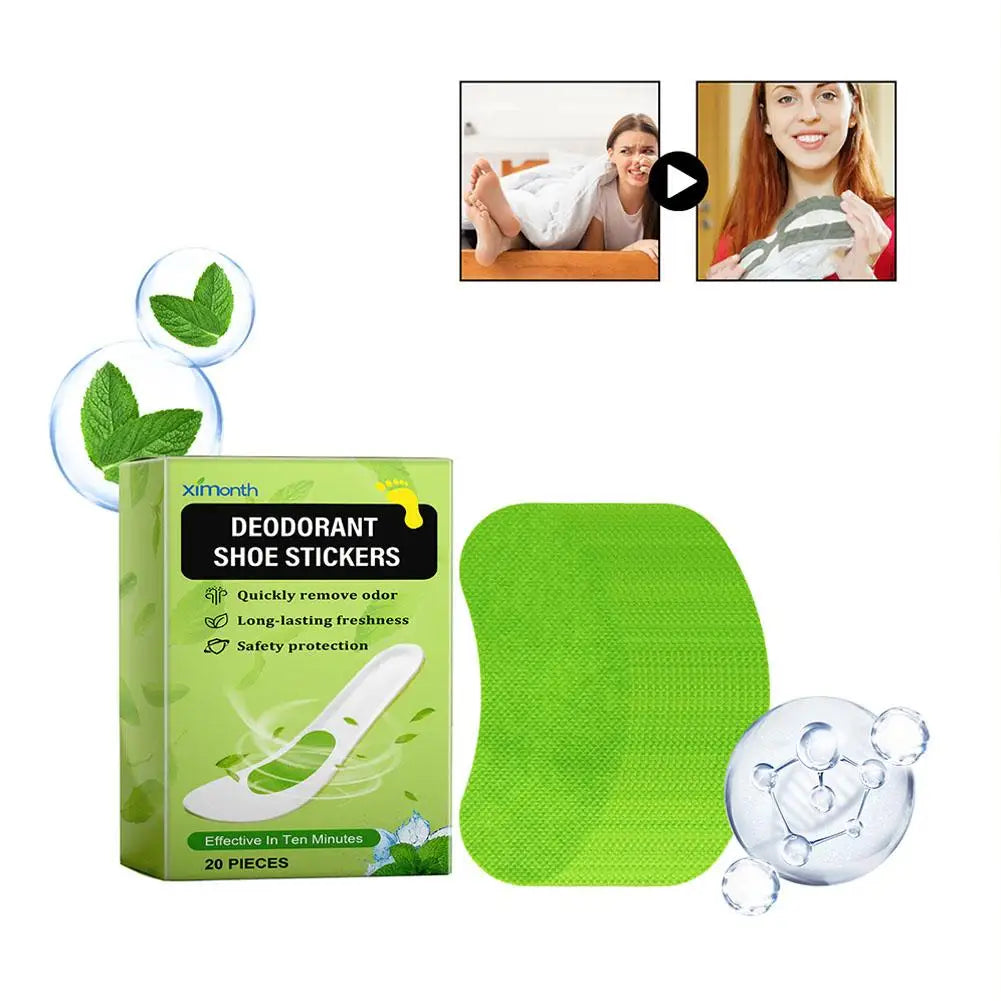 Chaussures déodorant Patch Sneaker odeur pied frais Anti-odeur absorbant la sueur respirant antibactérien stérilisation semelle intérieure Invisible