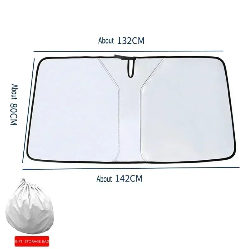 Pare-soleil de voiture, protection solaire, isolation thermique, intérieur général, rideau de pare-brise avant, outil de stationnement de voiture