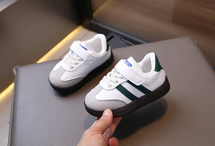 Chaussures de marche pour bébés et enfants, baskets blanches antidérapantes, décontractées, respirantes, de Sport en plein air, pour garçons et filles