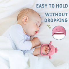 Gants de dentition en Silicone pour bébé, sans BPA, pour enfants, soins dentaires pour nouveau-né, gencives, Anti-alimentation, main  Accessoires pour bébé avec bâton molaire