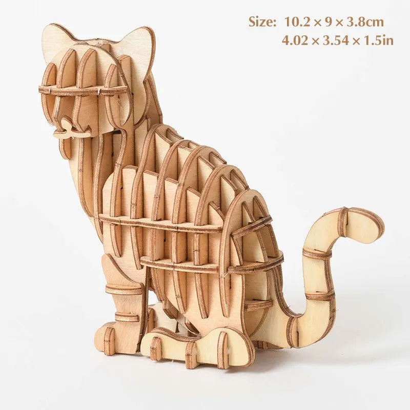 Puzzle 3D en bois, modèle de jouet mécanique fait à la main, jeu de construction, à assembler, modèle de bateau, ornement, cadeau de noël, 1 pièce