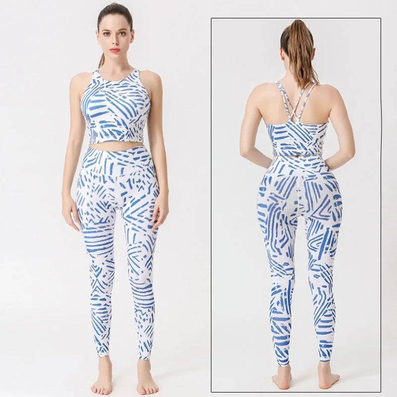 Cloud Hide – ensemble de Yoga Camouflage, vêtements de sport pour femmes, pantalons d'entraînement, Leggings, haut, soutien-gorge, chemise, costume de Fitness, S-XXL