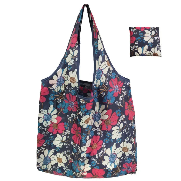 Grand Sac de Courses Réutilisable pour Femme, Fourre-Tout Pliant, Écologique, Réutilisable, Mallette d'Épicerie, Sacs à Main de Rangement