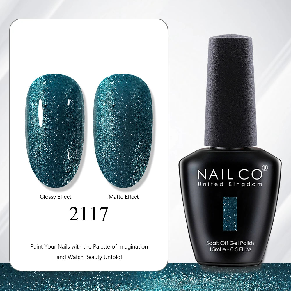 NAILCO 15ml Vernis à ongles Gel Vernis Semi Permanent UV Gel Vernis manucure Vernis Nail Art Nude Gel Poliish