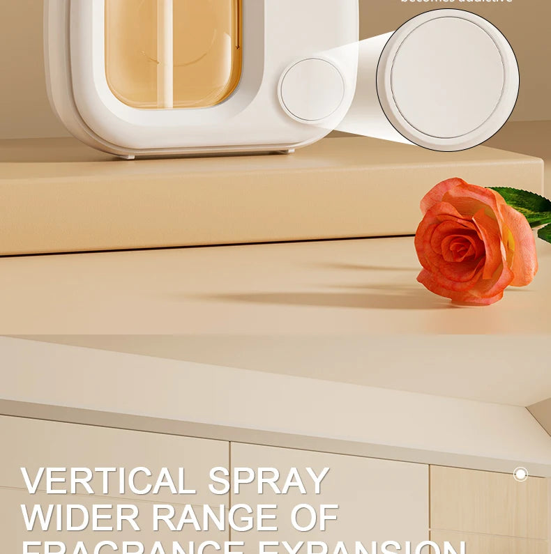 Aromatherapy diffuser, automatic fragrance sprayer for home, bedroom, and bathroom. Air freshener spray.