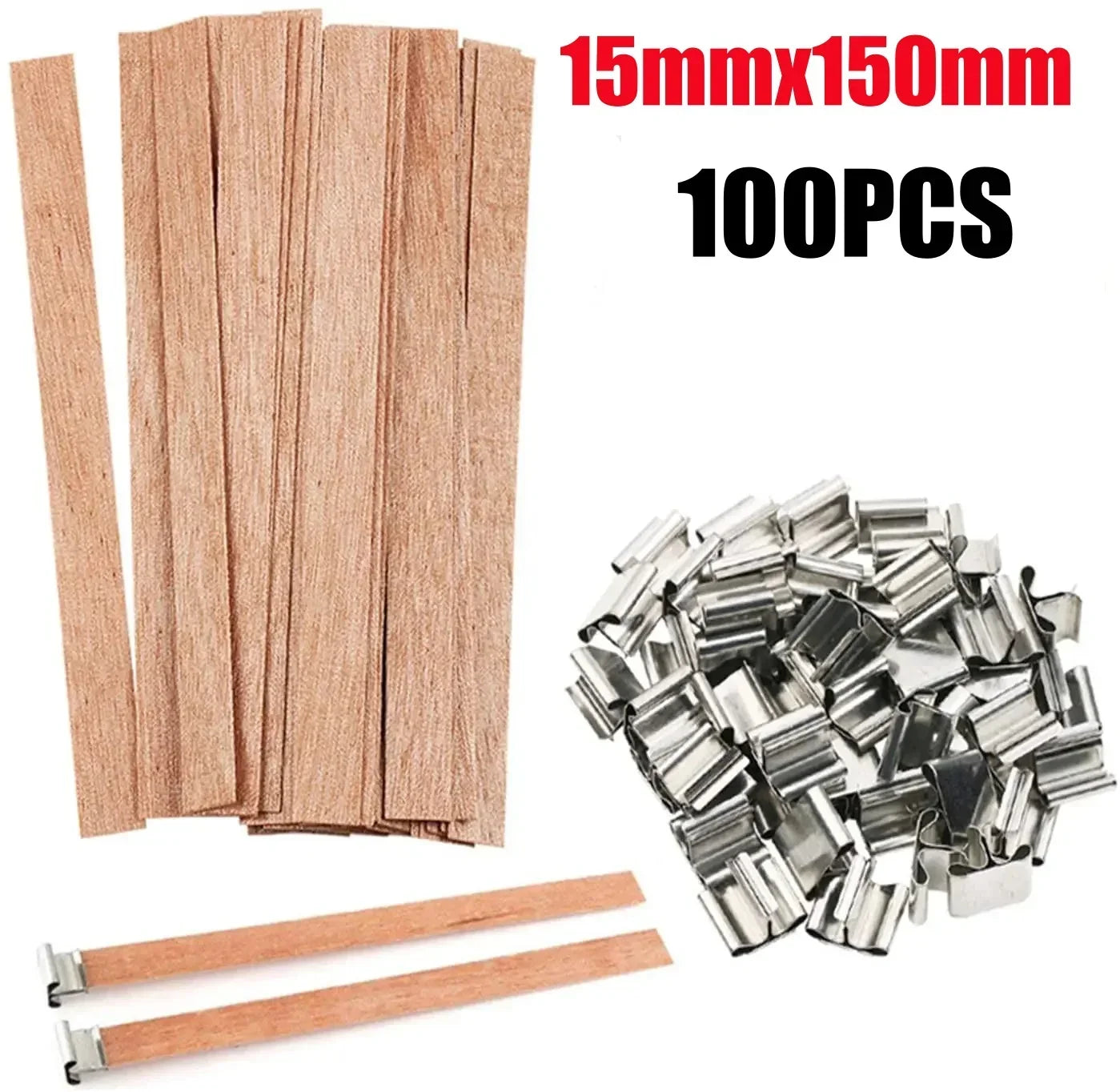 Bougie en cire de soja faite à la main, mèche en bois, bricolage, bougie d'aromathérapie, mèche à Induction unique, bougie en cire de paraffine, Guide d'artisanat