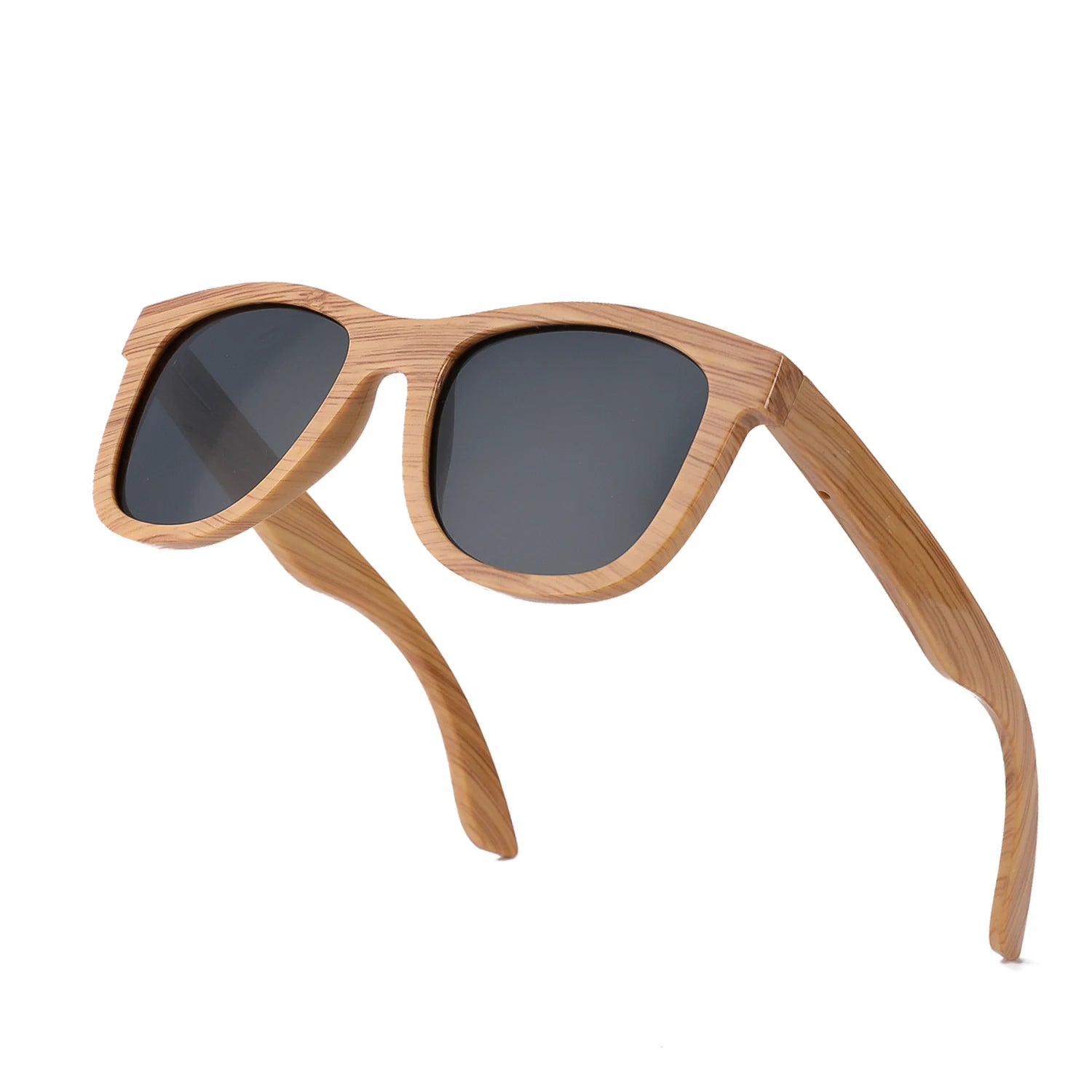 Plastiques bois bambou lunettes de soleil hommes femmes classique mode UV400 Vintage conduite lunettes de soleil noir lunettes de pêche