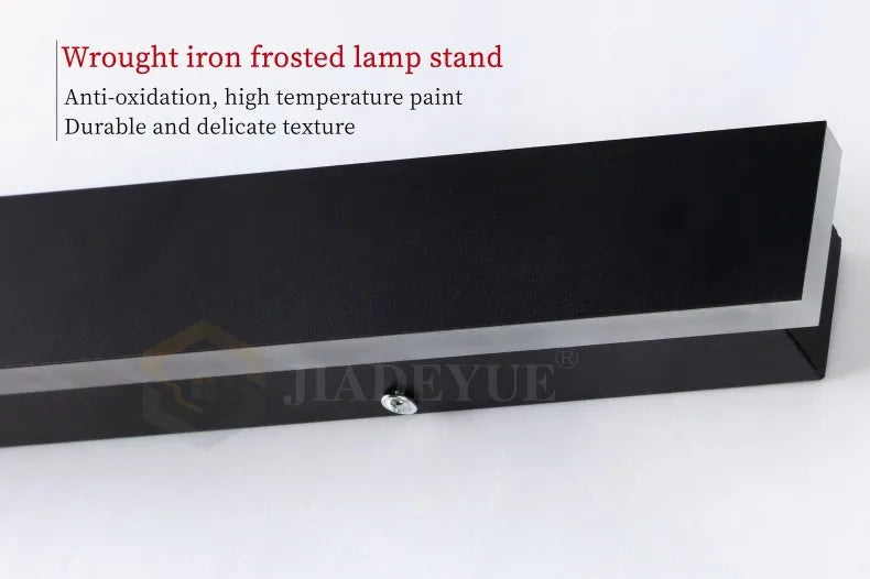 LED étanche longue applique murale ip65 éclairage extérieur jardin maison de campagne balcon lumière mur intérieur chambre salon lumière