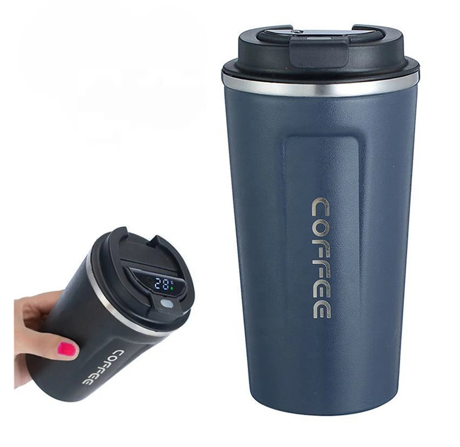 Tasse thermos intelligente en acier inoxydable avec affichage intelligent de la température, gobelet à café portable, tasse de voyage, 380ml, 510ml
