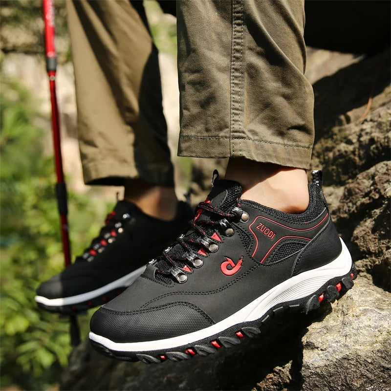 Men's leather shoes, casual men's shoes, sneakers for spring, autumn, winter, men's tennis shoes, lightweight walking shoes