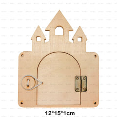 Jouets Montessori, planche occupée, accessoires de bricolage, apprentissage, éducation, jeux de société occupés pour bébé, composants de planche d'activité, pièces en bois