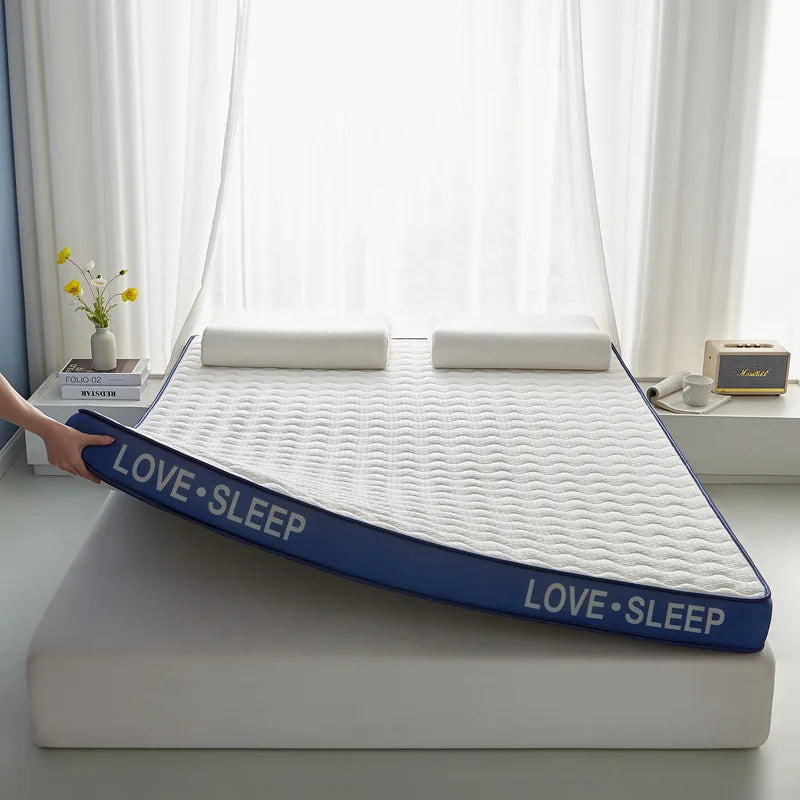 Matelas de lit Tatami pliable en Latex tricoté de qualité supérieure, pour dortoir d'étudiants, chambre à coucher, tapis de protection pour la maison