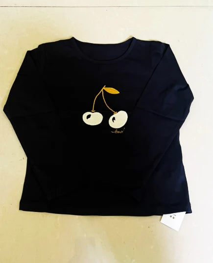 Ensembles de vêtements t-shirts et jupes pour enfants aw25 bp, t-shirts à manches longues imprimés mignons pour filles et jupe imprimée à pois, ensemble de vêtements