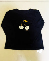 Ensembles de vêtements t-shirts et jupes pour enfants aw25 bp, t-shirts à manches longues imprimés mignons pour filles et jupe imprimée à pois, ensemble de vêtements