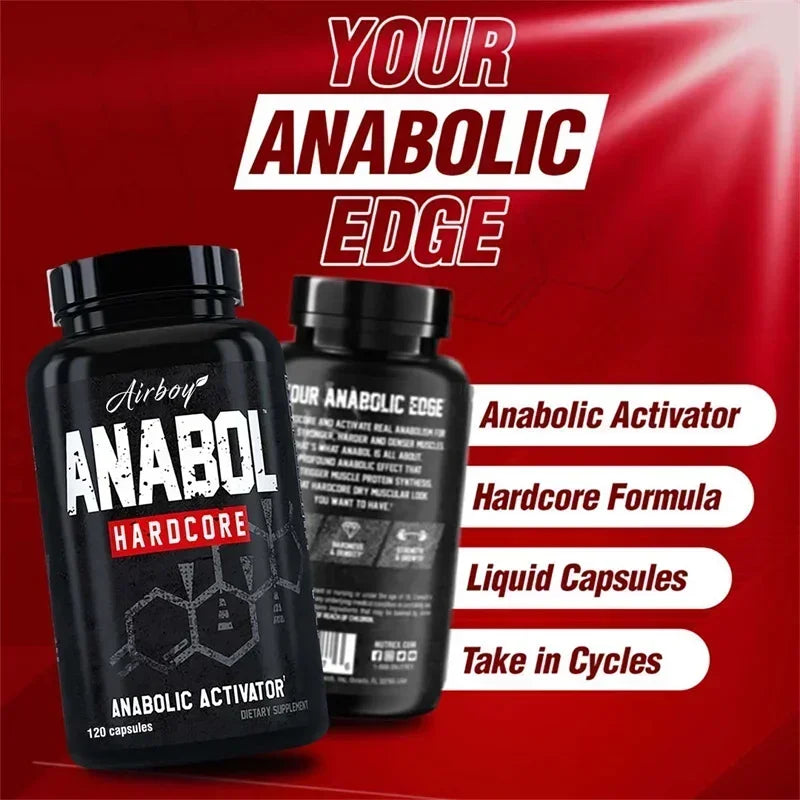 Supplément Anabol Hardcore - Suppléments de renforcement musculaire anabolique qui favorisent la synthèse musculaire et augmente la force