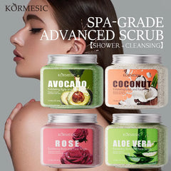 KORMESIC – gommage du visage à l'avocat, crème pour le corps, Lotion hydratante, nettoyage en profondeur, Anti-rides, exfoliant, soins pour la peau
