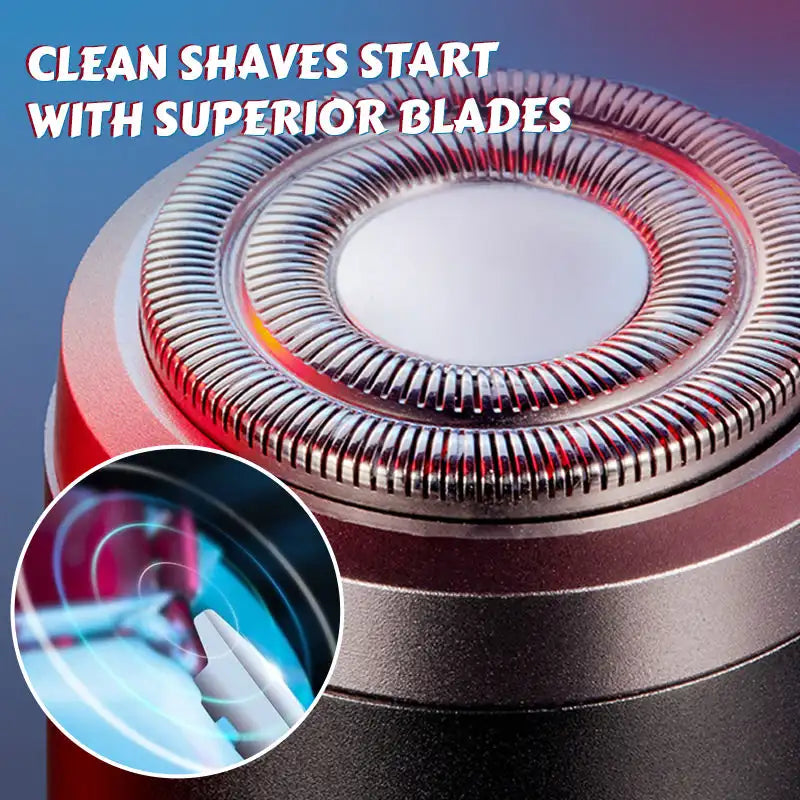 Rasoir électrique multifonctionnel Portable, Rechargeable, Mini rasoir de voyage pour hommes, tondeuse à cheveux longue Endurance, étanche IPX6, humide/sec