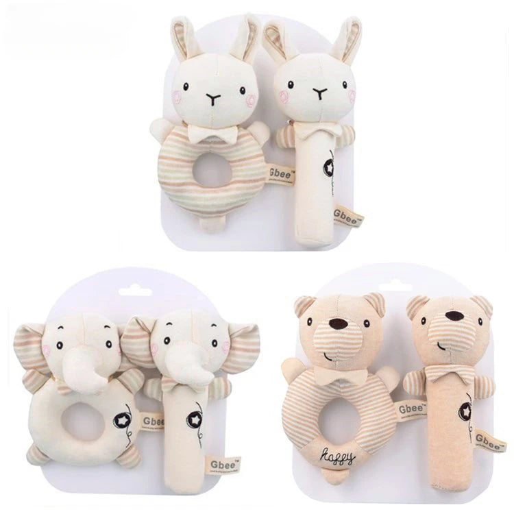 Hochets pour bébé doux dessin animé mignon en peluche animaux hochets jouets enfant clochettes éducatives doux enfant en bas âge bébé confort jouets игрушки для