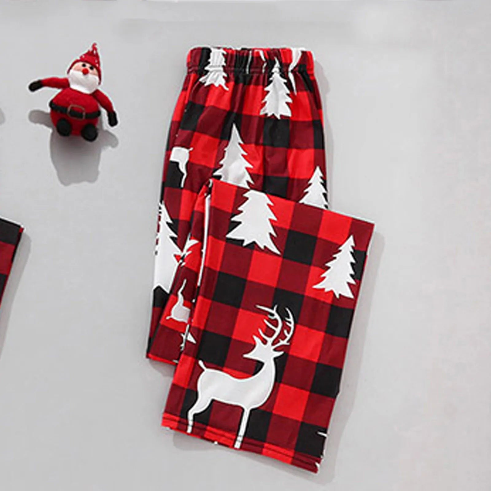 Tenue de noël pour parents et enfants, t-shirts vierges par Sublimation, vêtements assortis pour la famille, ensemble pyjama de noël pour impression par transfert de chaleur