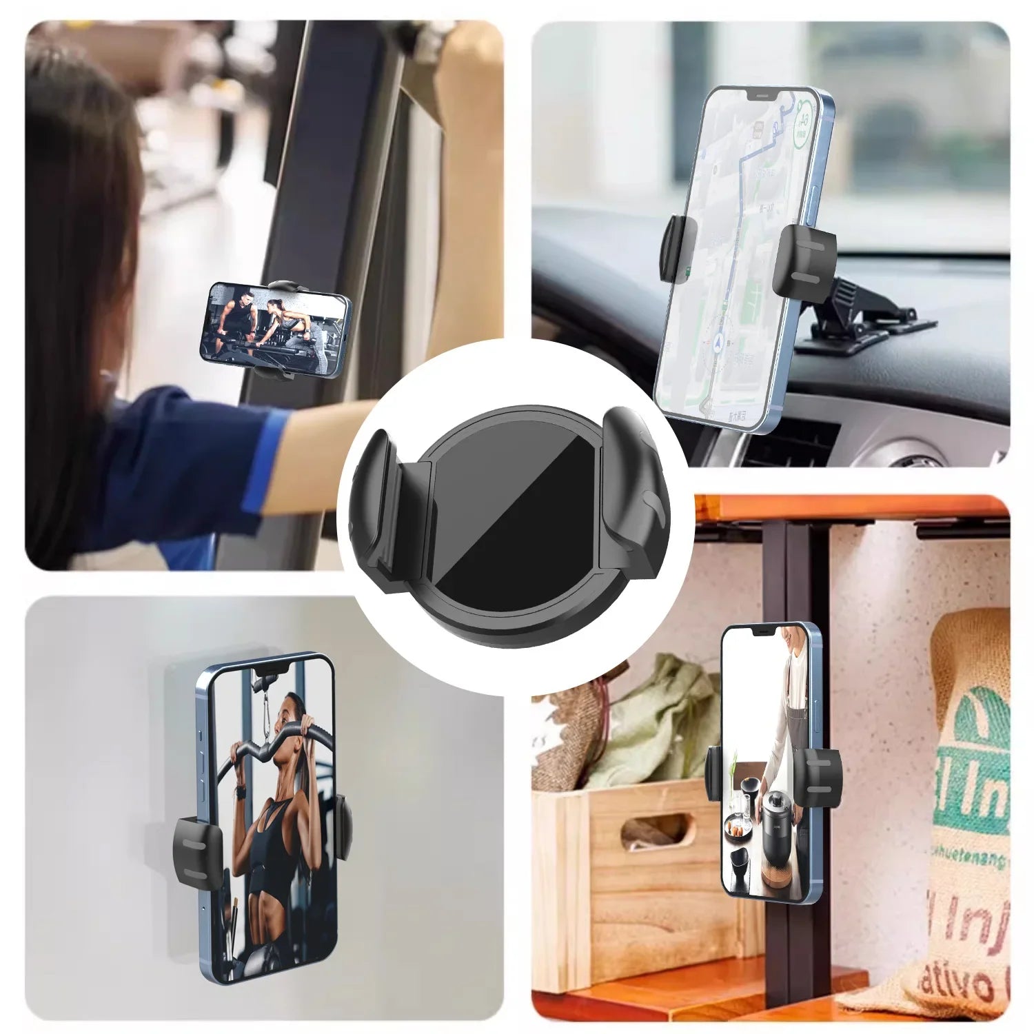 Pince de téléphone magnétique pour support de téléphone de voiture magnétique, supports universels, Clip de téléphone portable de cyclisme, verrouillage rapide, libération/attaque/détacer