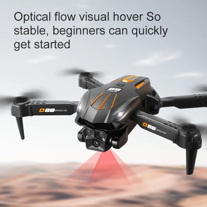 Xiaomi D88 Drone HD 8K double caméra photographie aérienne professionnelle flux optique vol stationnaire geste tir pliable quadrirotor ﻿