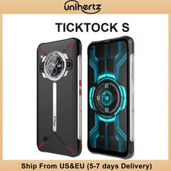 Unihertz Ticktock S Smartphone robuste 5G 8GB 256GB téléphone portable 5200mAh téléphone portable 64MP caméra 30W 6.53 "écran dimension 700