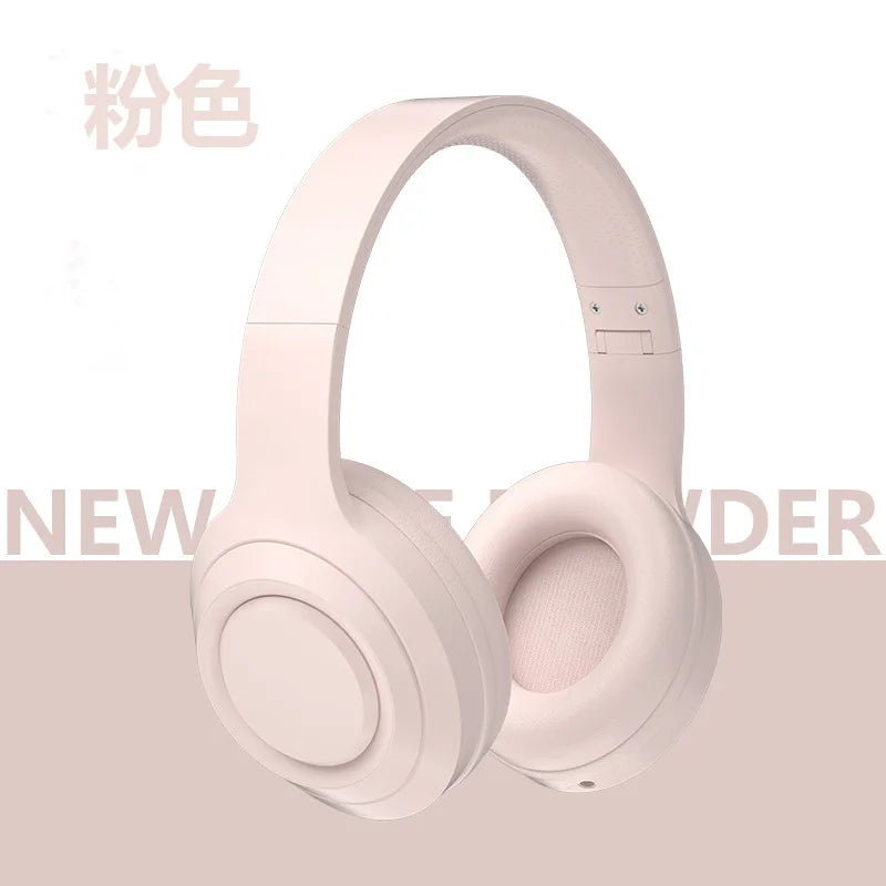 Écouteurs sans fil Bluetooth sur l'oreille casques stéréo HIFI réduction du bruit écouteurs de jeu de sport lecteur de musique avec micro cadeaux
