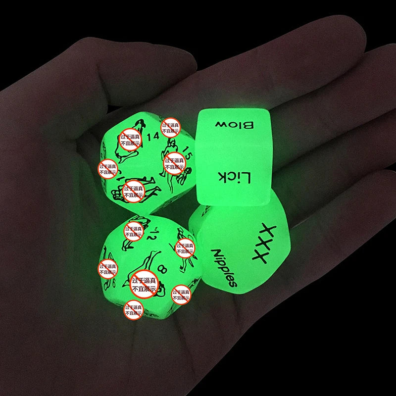 Jouets sexuels pour Couples femmes jeu pour adultes dés sexuels drôles 6/12 côtés Romance amour Humor jeu érotique merde dés barre cadeau de noël