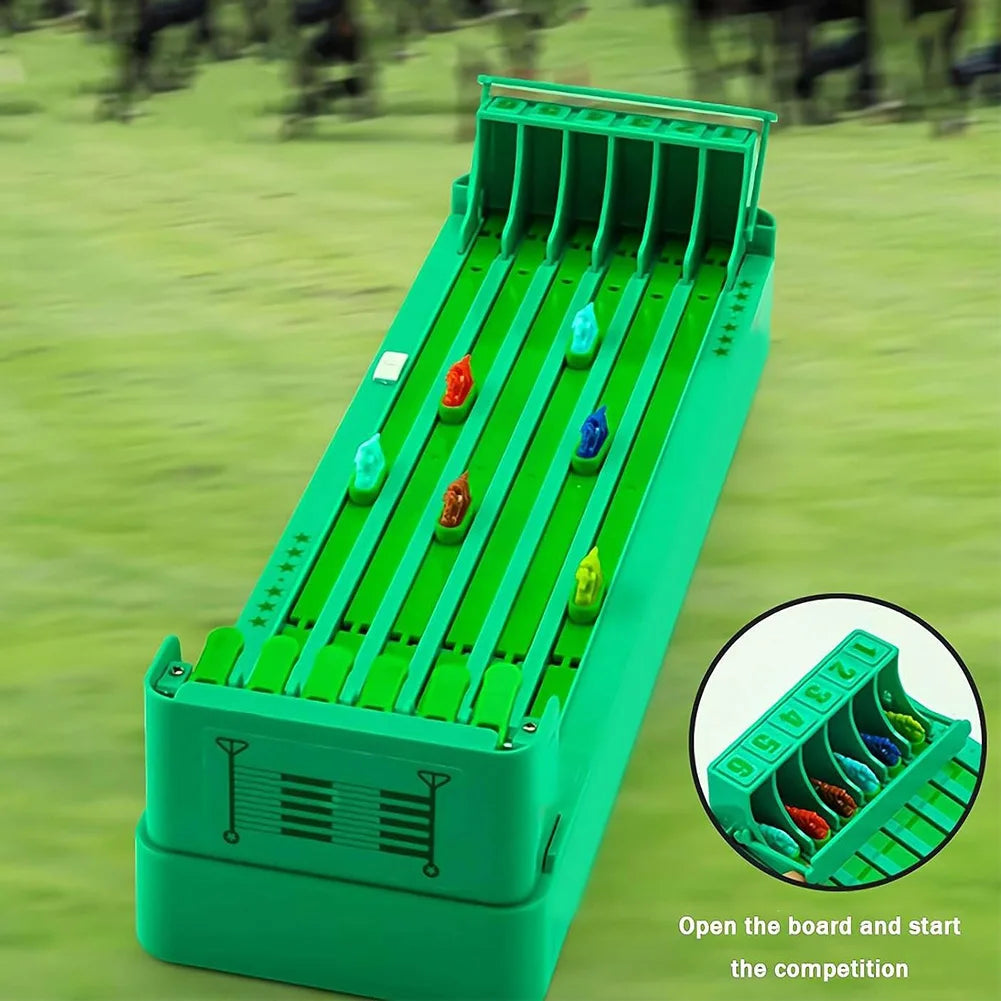 Jeu de société de course de chevaux électronique, jeu de bureau, ensemble de machines de course de chevaux, jouet coule pour fête de famille, batterie 62