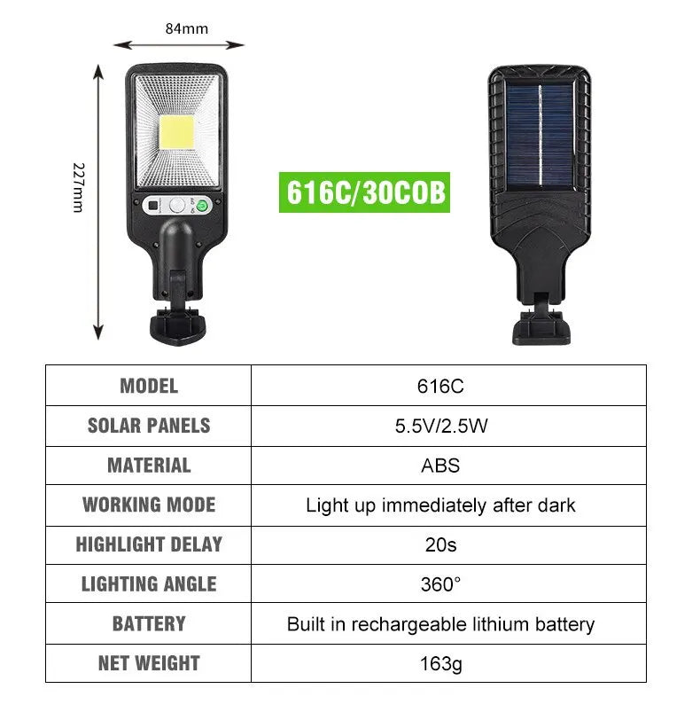 Outdoor LED lights, waterproof lights with motion sensors and remote-controlled induction lights for garden, patio, and garage lighting