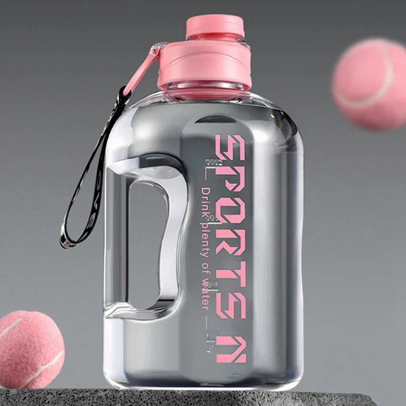Bouteille d'eau de grande capacité de 2 litres, bouilloire d'eau de sport pour Camping voyage, bouteilles de boisson sans BPA