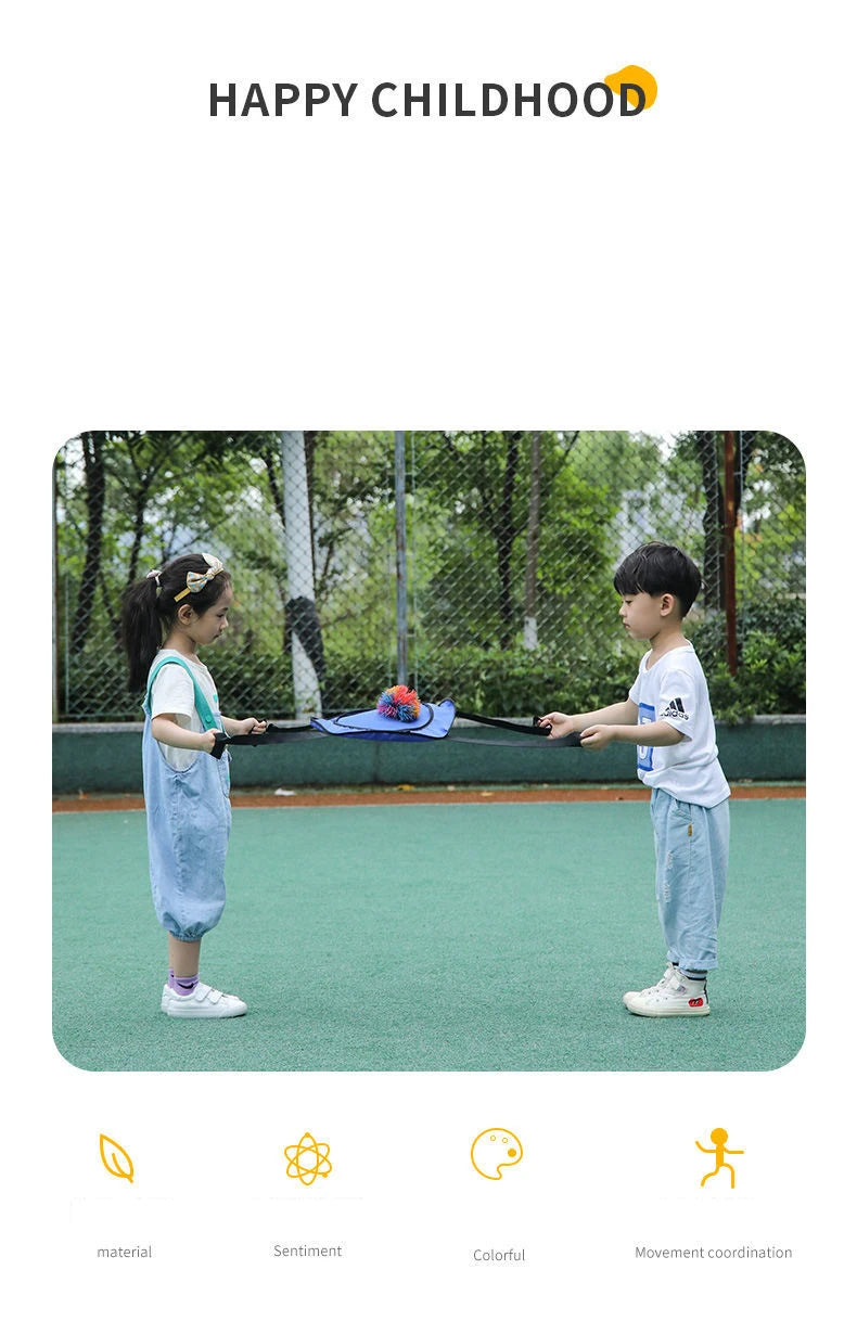 Enfants en plein air amusant et sport Parent-enfant jouet deux joueurs interactif lancer et attraper balle jeu sensoriel jouer jouets Jeux Enfant
