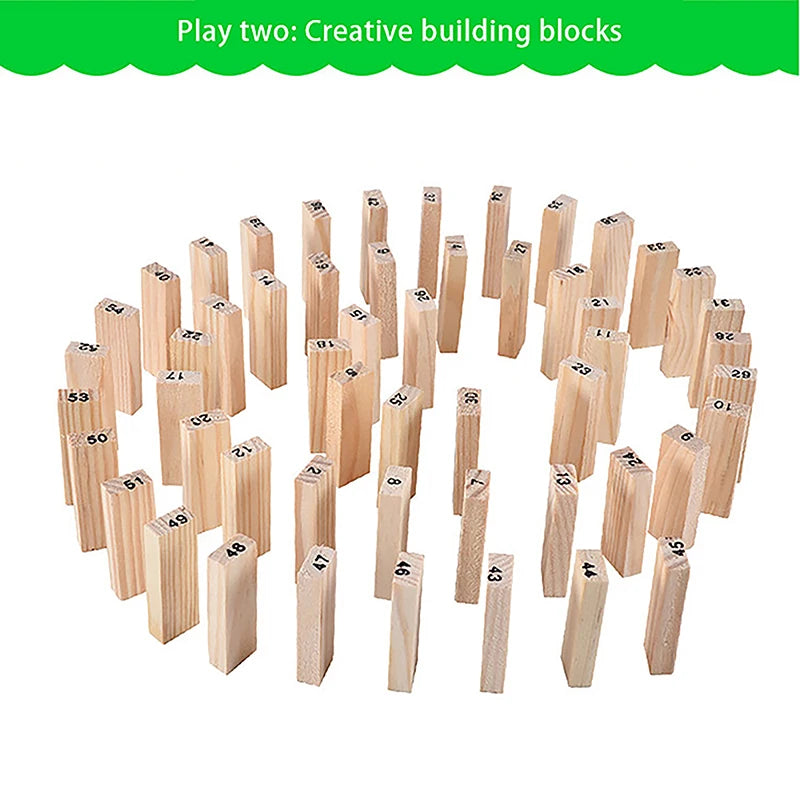 Jeu de société coule parent-enfant, puzzle en bois massif, tour à empiler haute, nuits de dessin pour enfants