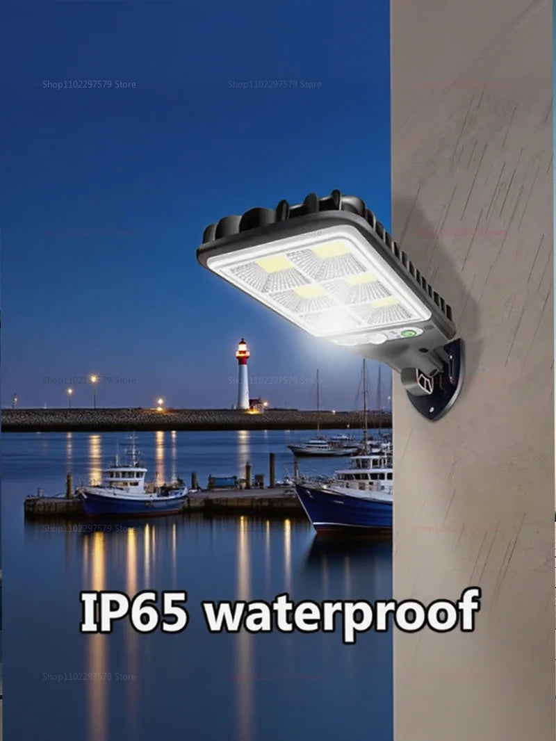 2025 Solar Street Lights Outdoor Rural House Fully Automatic LED Motion Sensor Super Bright Waterproof Security Garden Path Lamp