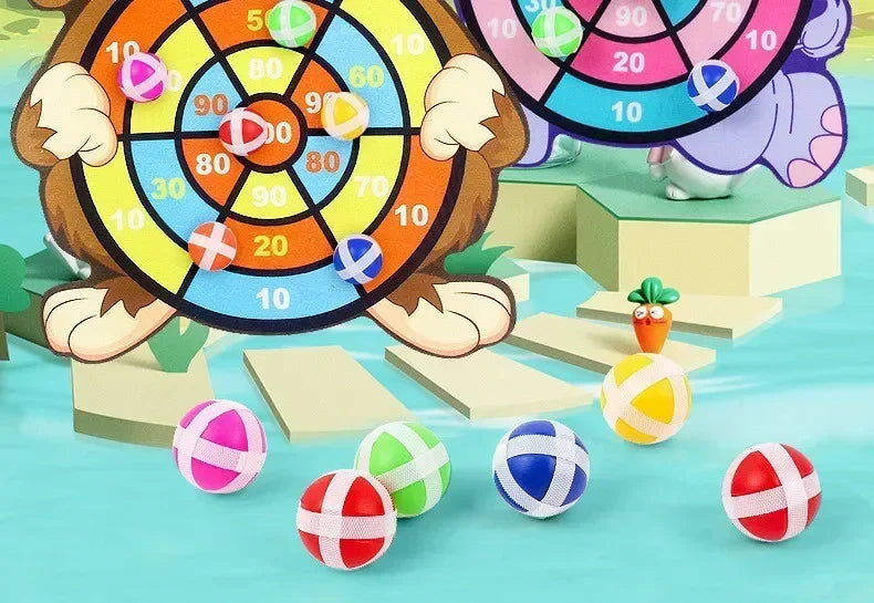 Jeux éducatifs jeu de fléchettes Stickey balle fléchette enfant jouet enfant Montessori jeux Sports d'intérieur pour enfants Montessori jouets cadeau